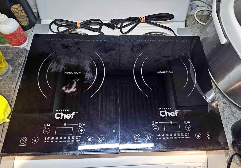 Two Induction Cooktops