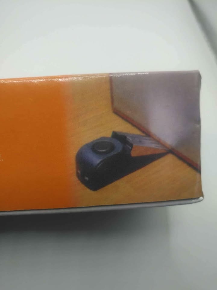 NEW Door Stop Security Alarm Wedge Stopper - photo 3