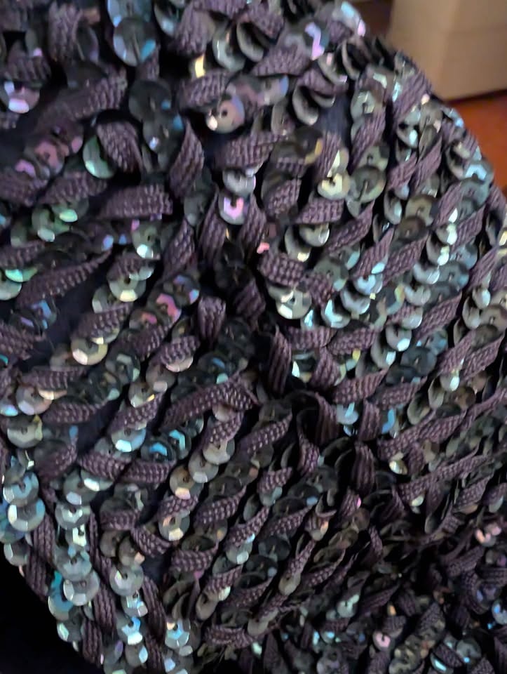 Vintage Sequin Cocktail Hat / Fascinator - photo 2