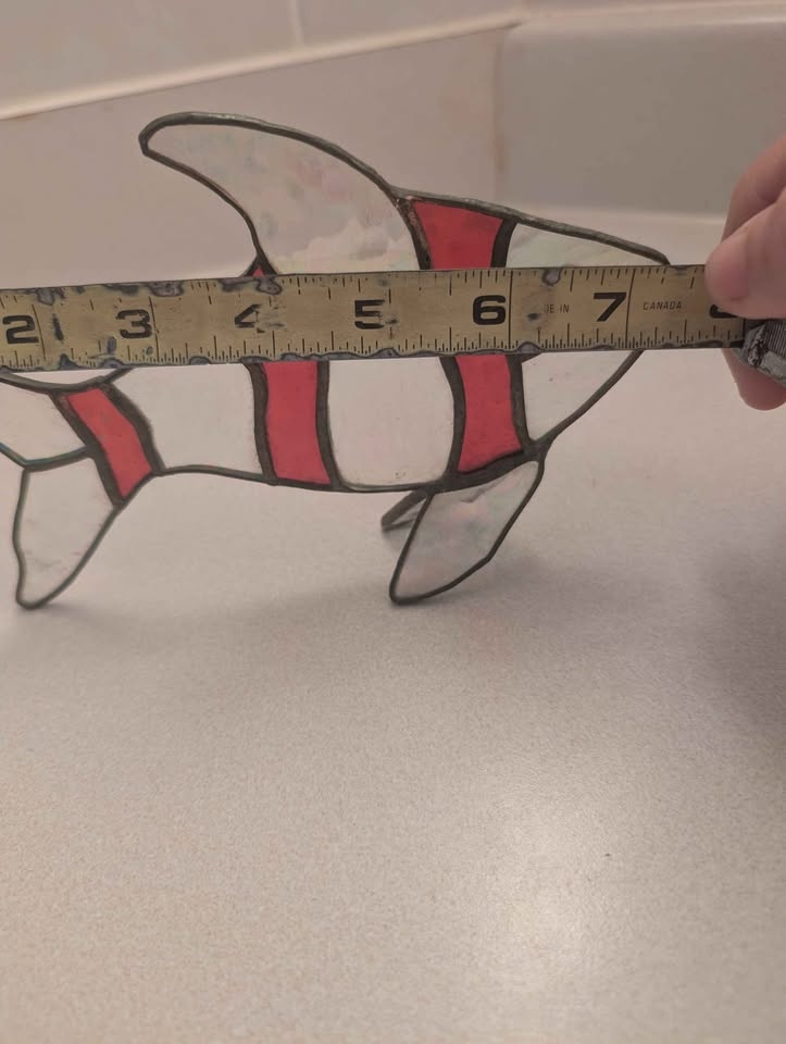 Vintage Sun Catcher Freestanding Fish - photo 3