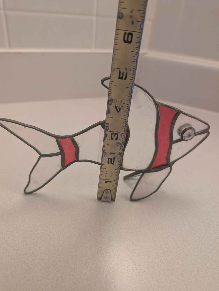 Vintage Sun Catcher Freestanding Fish - photo 4