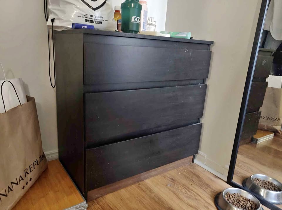 IKEA MALM 3-drawer dresser