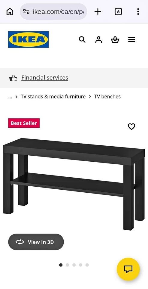 Ikea bench