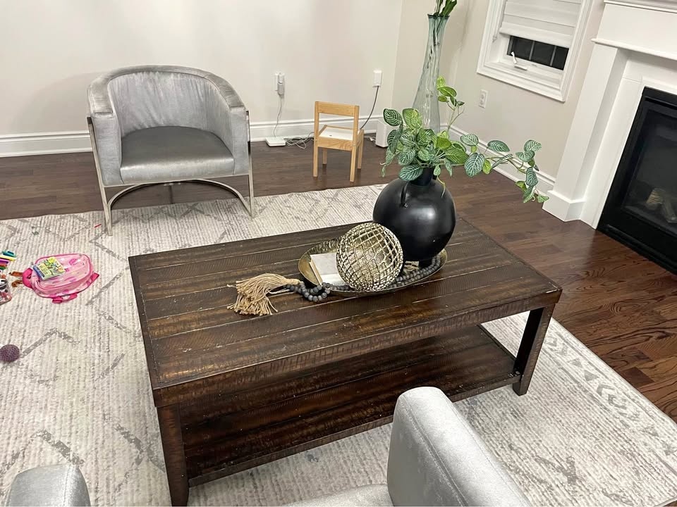 Wooden Brown Sofa Table – Must Go!