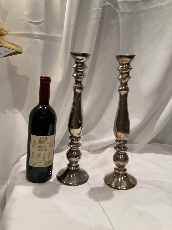 Candlesticks PAIR Vintage Bombay - photo 3