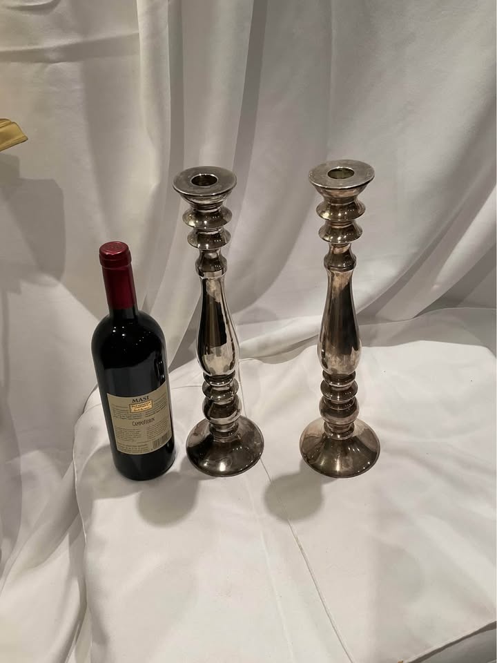Candlesticks PAIR Vintage Bombay - photo 4