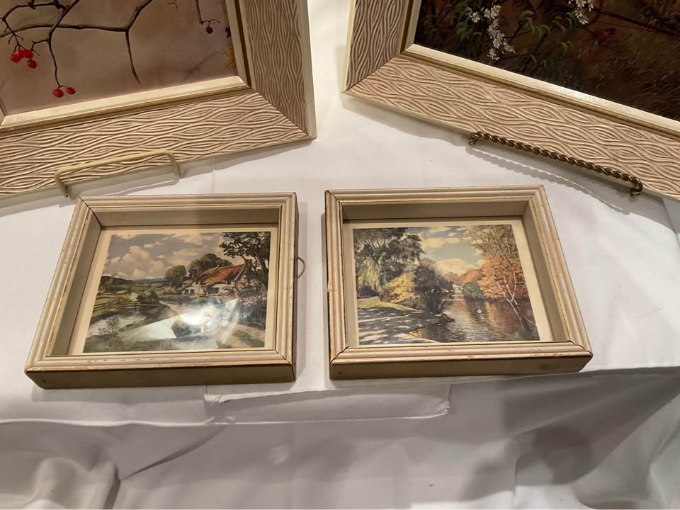 Prints Vintage Set of 4 Botanical Framed Art - photo 4