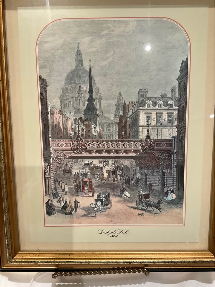 Print Ludgate Hill 1863 London - photo 2
