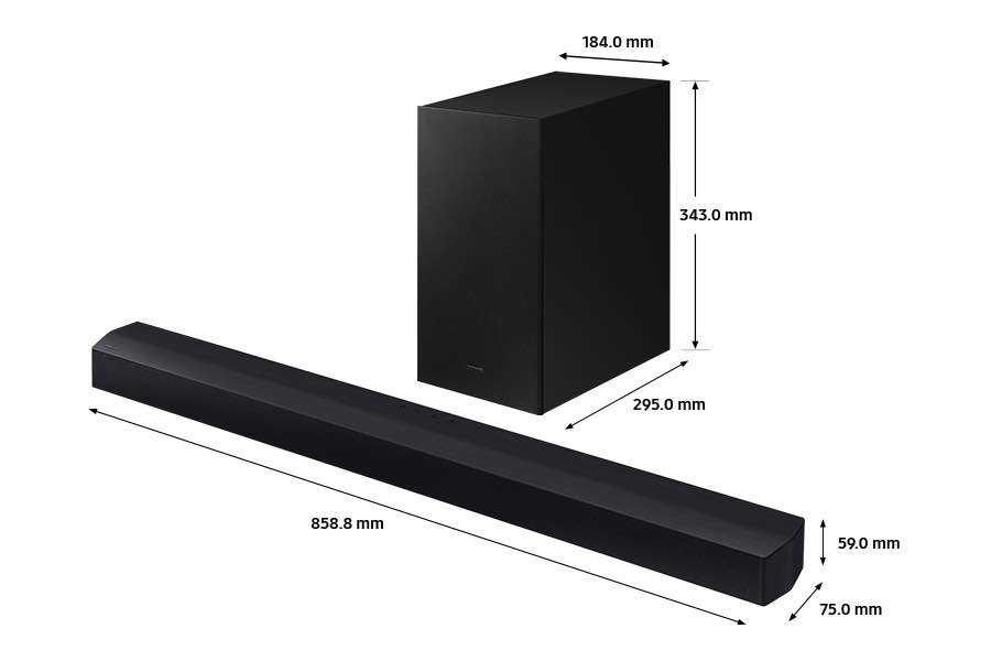 Samsung HW-C450 Soundbar + Subwoofer - Barely Used - $169 - photo 3