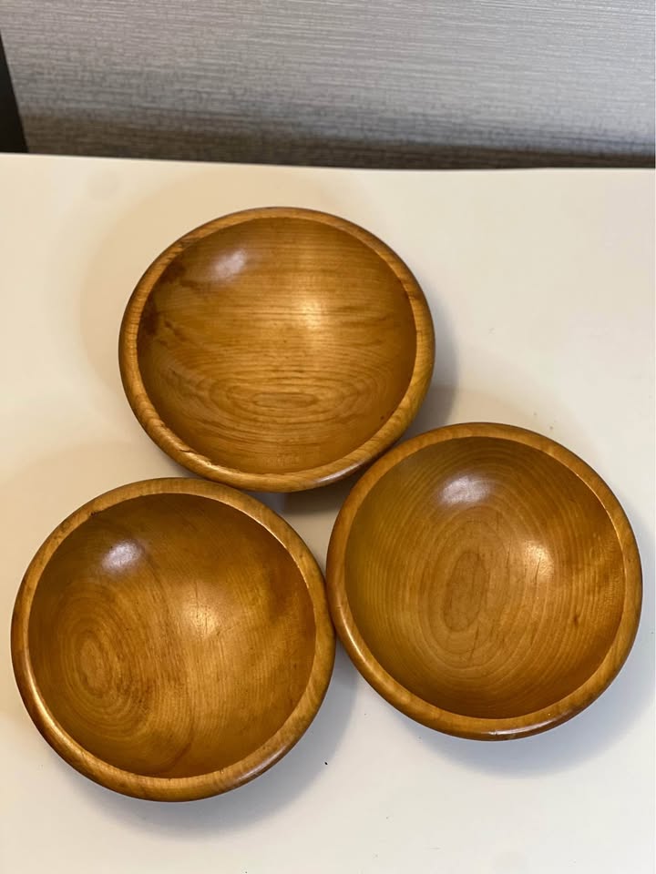 Baribocraft salad wood bowls set of 3 - photo 2