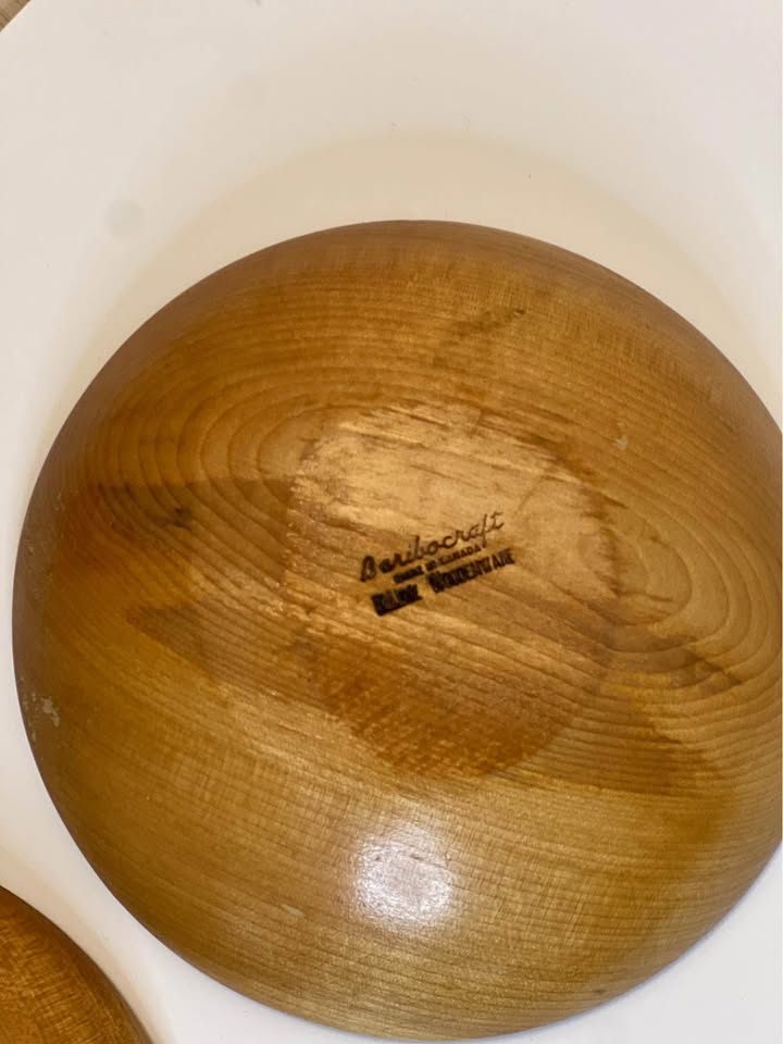 Baribocraft salad wood bowls set of 3 - photo 4