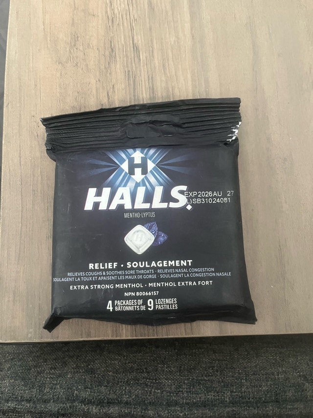 Halls Extra Strong Menthol Cough Drops