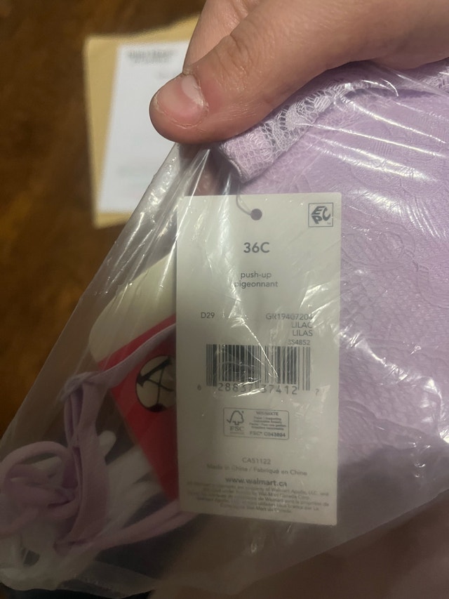 George Bra 36C Lilac Push-up Lace New with Tags - photo 2