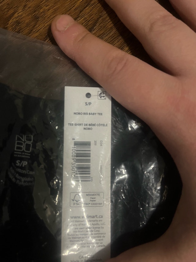 No Boundaries Baby Tee - Size Small - photo 2