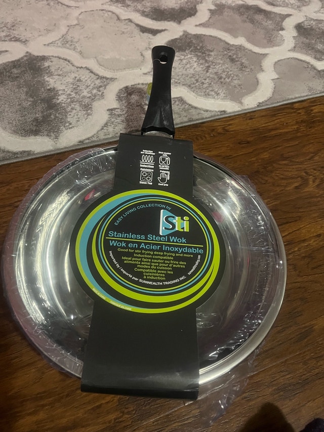 STI Stainless Steel Wok