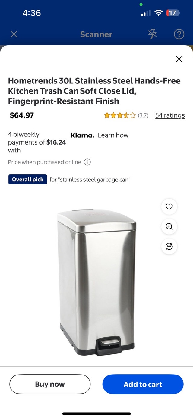 Hometrends 30L Trash Can - photo 4
