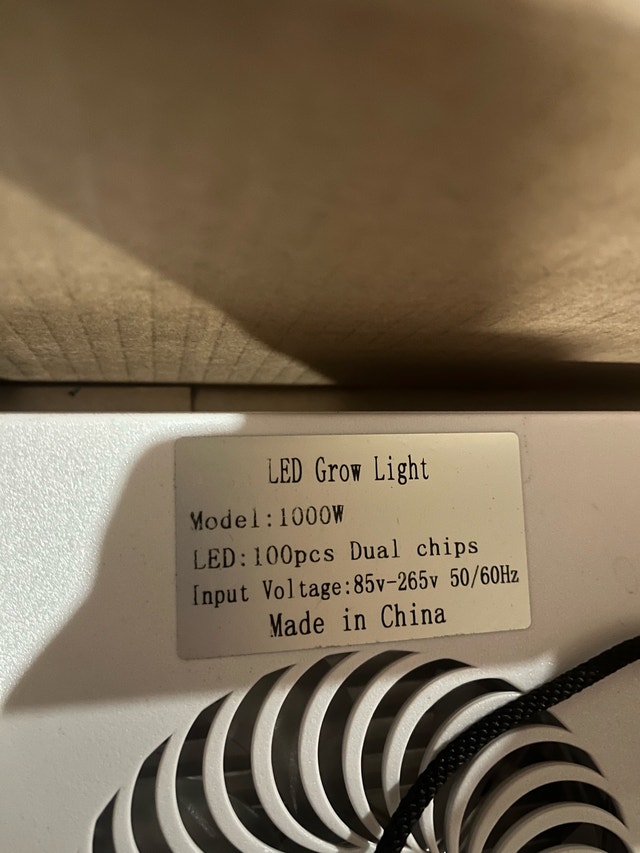 1000W LED Grow Light - 100 Dual Chips - photo 3