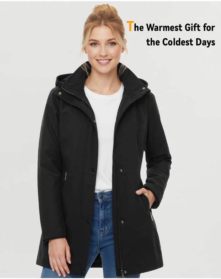 Graphene Women Heated Jacket, Black, Large - photo 2