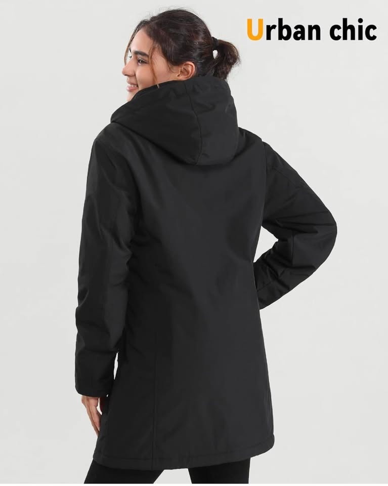 Graphene Women Heated Jacket, Black, Large - photo 3