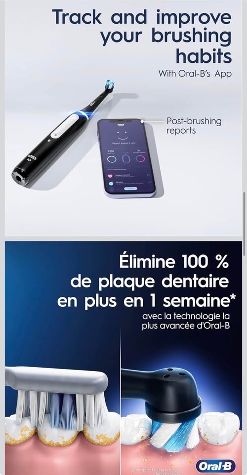 Oral-B iO Series 4 Electric Toothbrush - Ocean Blue (Open Box) - photo 3