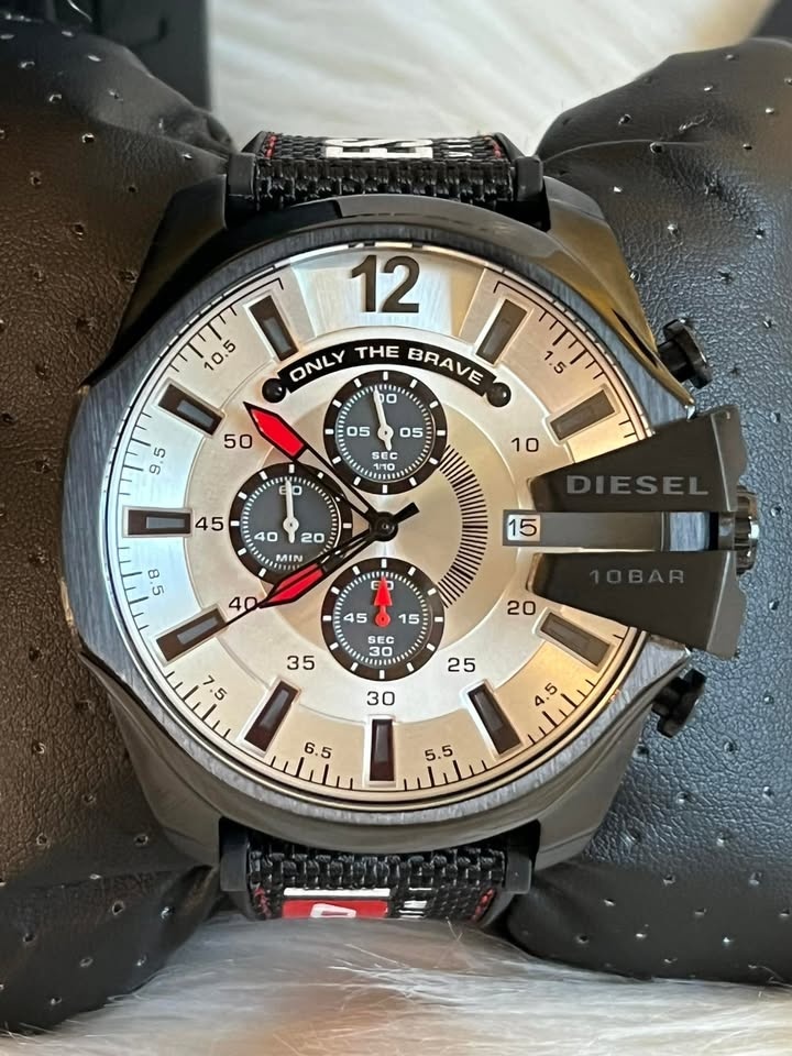 Diesel Mega Chief Black Nylon Watch (DZ4512) NEW - photo 2