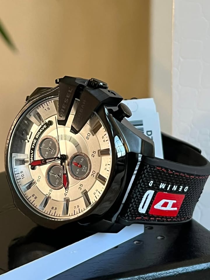 Diesel Mega Chief Black Nylon Watch (DZ4512) NEW - photo 3