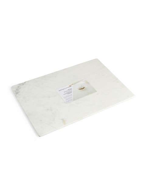 White marble pastry board