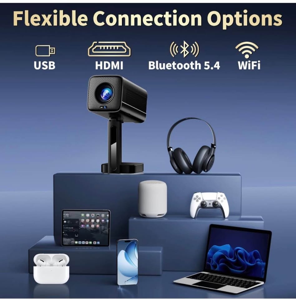 Android Smart Projector 4K 1080P Auto Focus & Keystone - photo 2