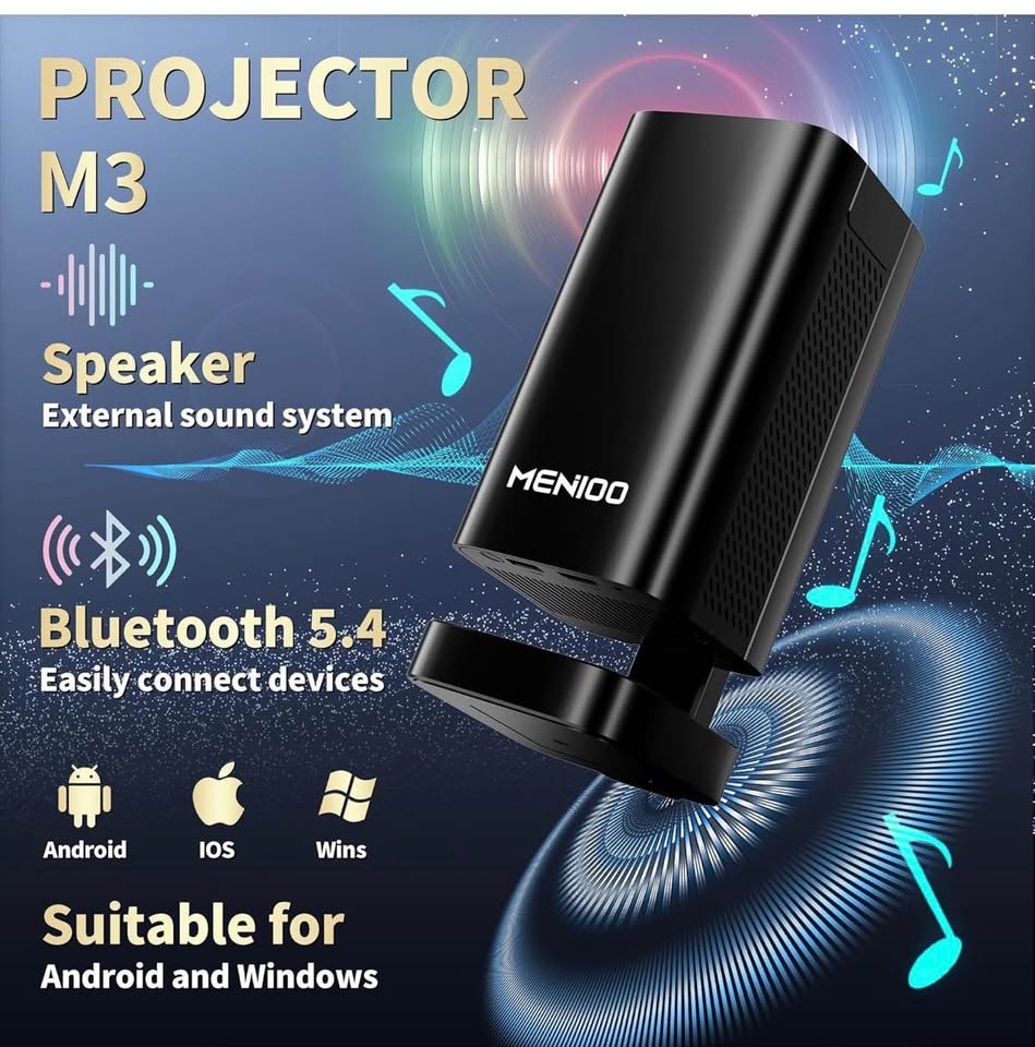 Android Smart Projector 4K 1080P Auto Focus & Keystone - photo 3