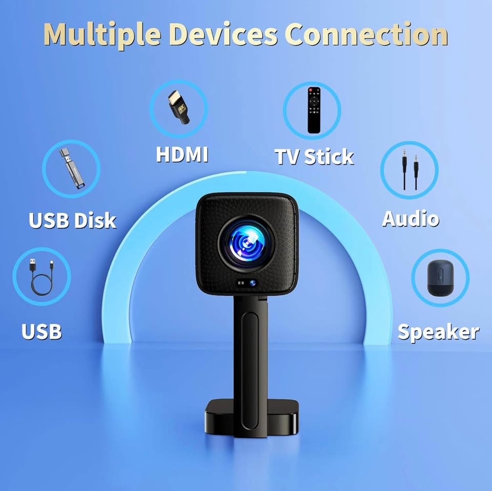 Android Smart Projector 4K 1080P Auto Focus & Keystone - photo 5