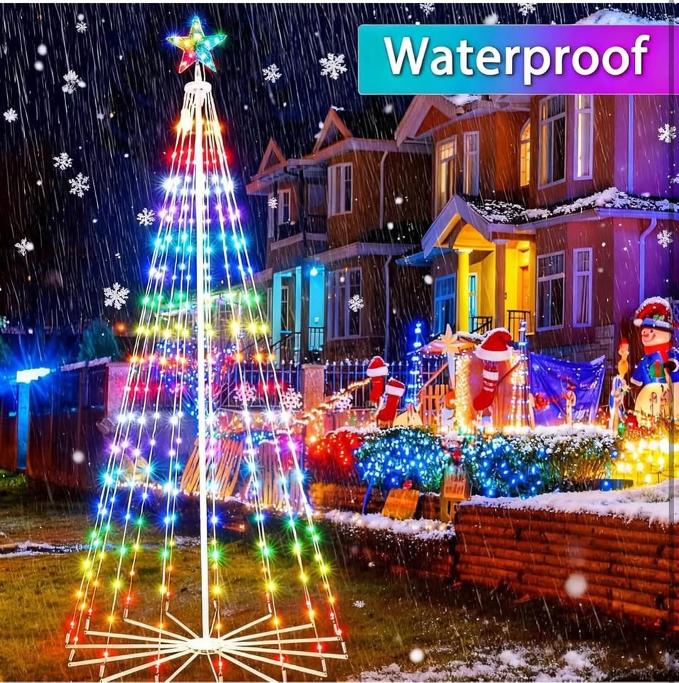 Christmas Tree Star Lights, 7FT 295LED Smart Color Changing Ligh - photo 5