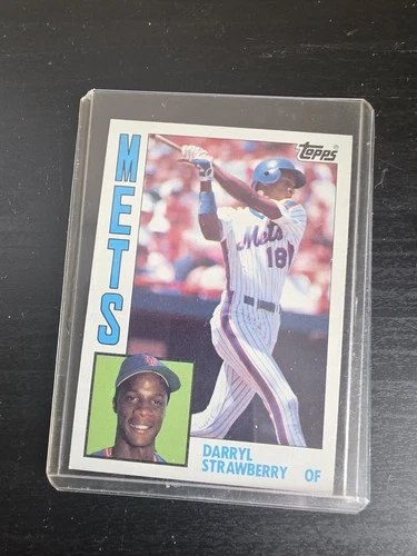 1984 Topps #182 Darryl Strawberry Rookie Card RC – New York Mets