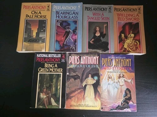 Piers Anthony Incarnations of Immortality 7 Book Set