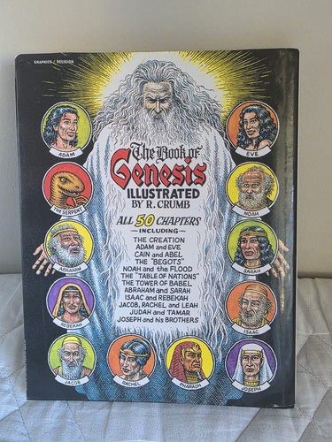 The Book of Genesis Illustrated by R. Crumb - Hardcover 1st Ed - photo 2