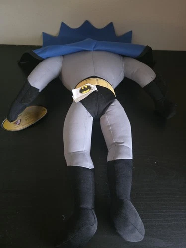 Vintage 1998 Batman Plush 14” Play By Play WB DC Comics - photo 5