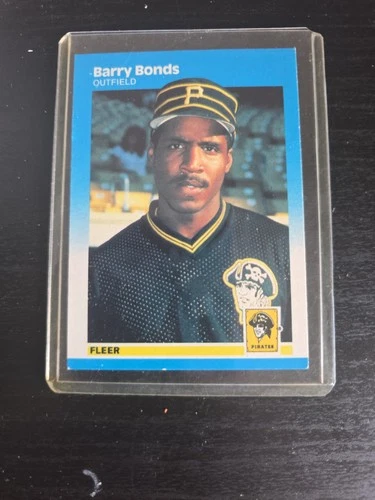 1987 Fleer Barry Bonds Rookie Card #604 Pirates RC