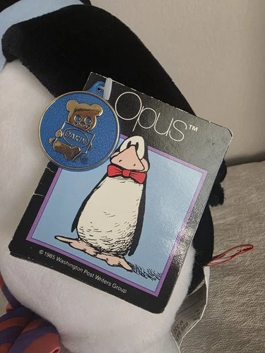 Opus Yuppy Bloom County 12" Plush Dakin with Tags Vintage 1985 - photo 3