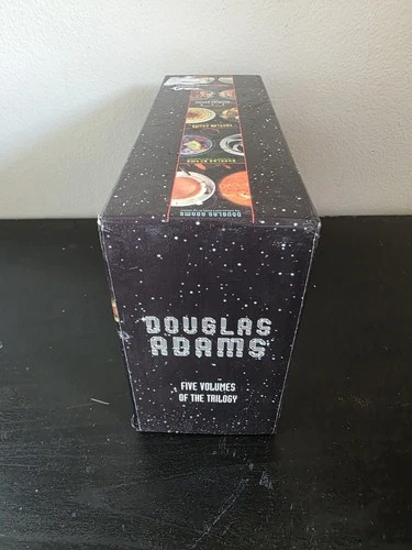 Douglas Adams Hitchhiker's Guide 5 Book Box Set PB - photo 2