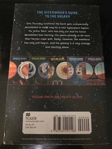 Douglas Adams Hitchhiker's Guide 5 Book Box Set PB - photo 5
