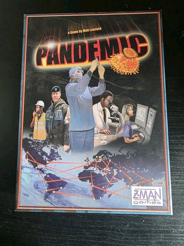 PANDEMIC Board Game (Z-Man Games) COMPLETE 1st Edition Unplayed