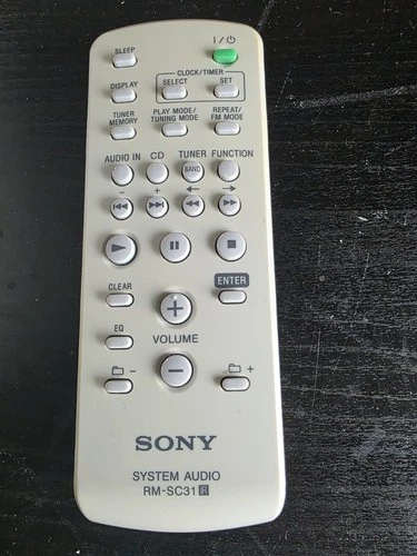 Sony RM-SC31R System Audio Remote Control Tested Works OEM