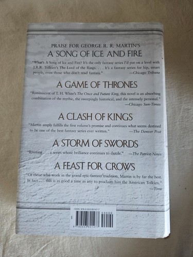 A Dance with Dragons by George R. R. Martin (2011, Hardcover) - photo 2