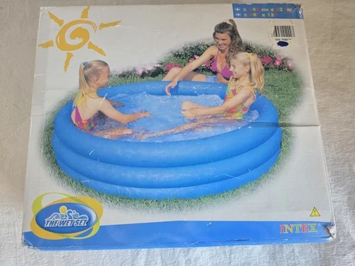 2001 Intex Wet Set Blue 3-Ring Pool (58"x13") - Unused