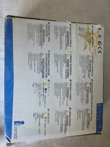 2001 Intex Wet Set Blue 3-Ring Pool (58"x13") - Unused - photo 2