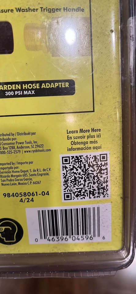 Ryobi Pressure Washer Quick Connect Upgrade Kit 7 PC RY31QCK01 - photo 3
