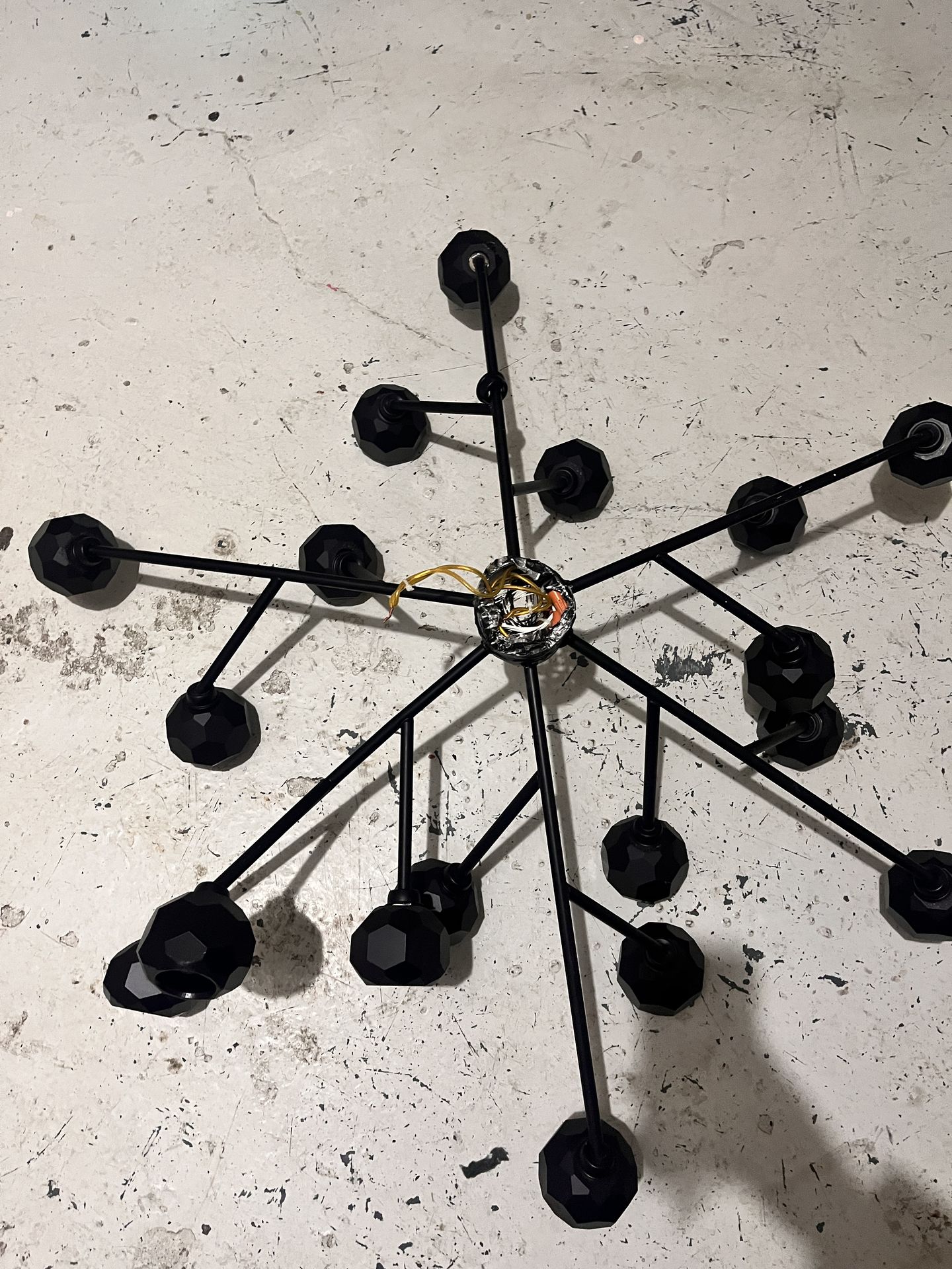 Sputnik Black Chandelier - photo 2