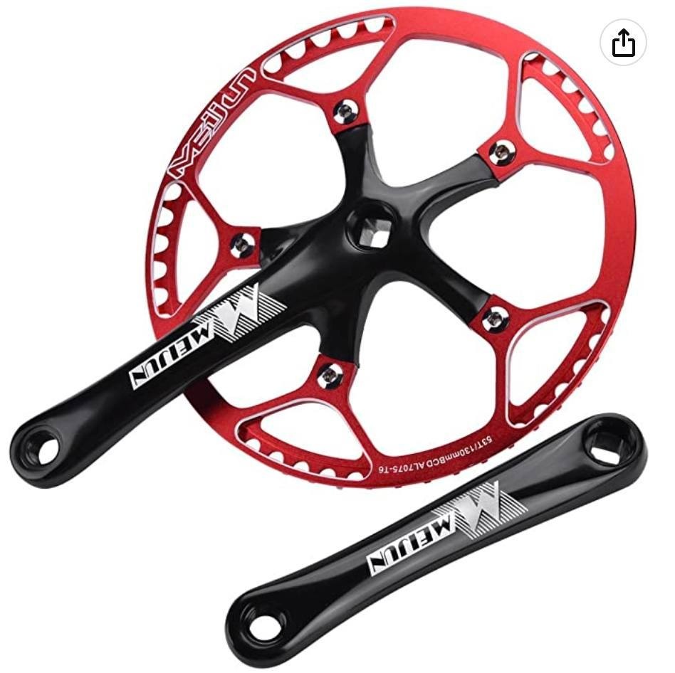 53T Strengthened Aluminum Alloy Crank Set