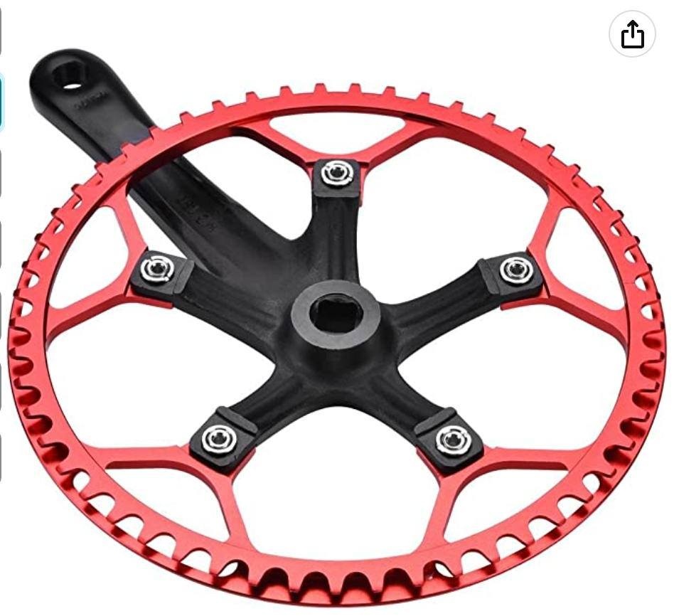 53T Strengthened Aluminum Alloy Crank Set - photo 2
