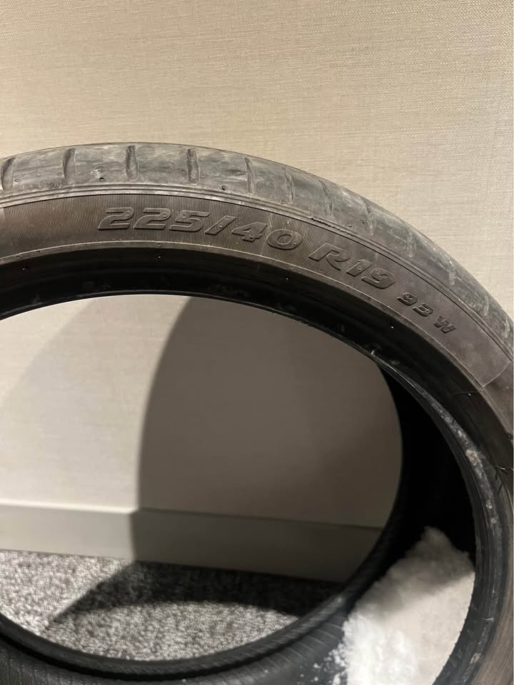 225/40R19 Pirelli PZERO All Season Tires (2) - photo 2