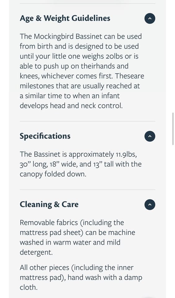 Mockingbird Bassinet ONLY - photo 3